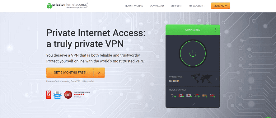 private internet access free trial