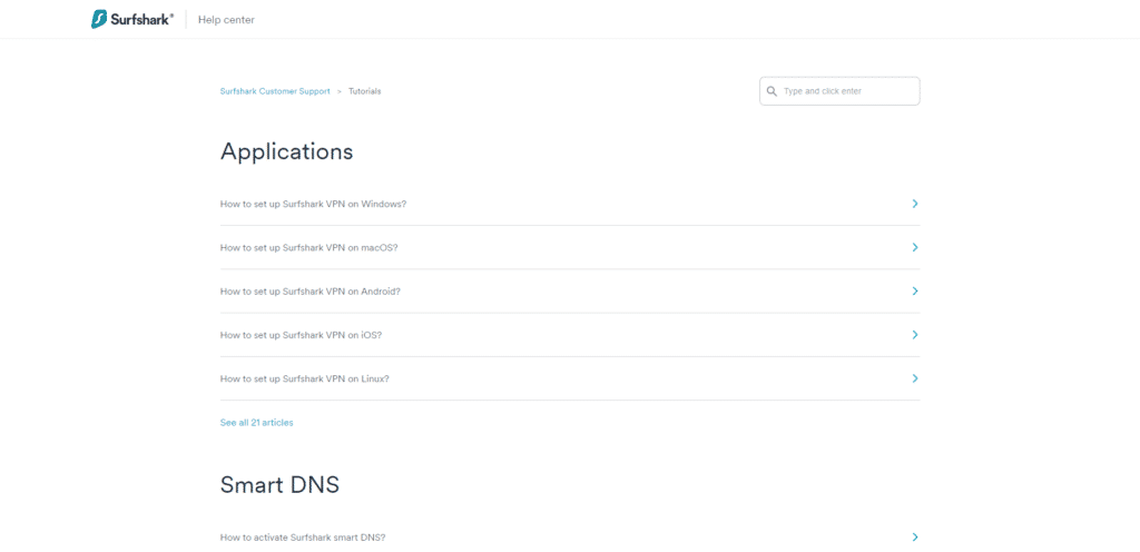 Surfshark Customer Support
 Tutorials