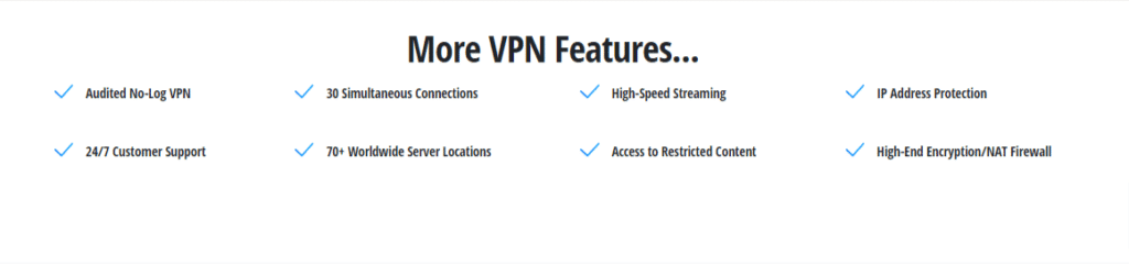 More VPN Features...
