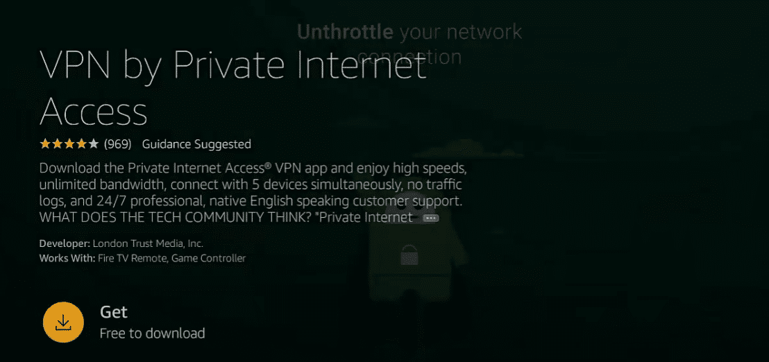 How to install Private Access on Firestick