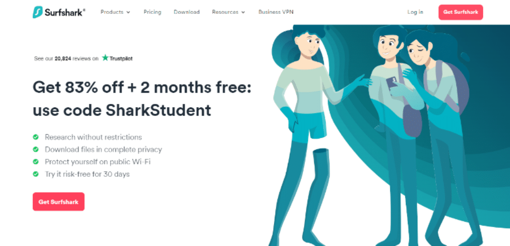 Surfshark student discount